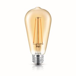 Lâmpada Led Philips Filamento 5W dim ST64 AM 2200K 127V E27