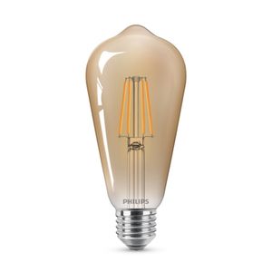 Lâmpada Led Philips Filamento 4W ST64 amarela 2500K BV E27