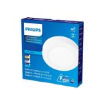 Plafon-sobrepor-Philips-redondo-bivolt-Amarela---12W