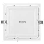 Plafon-embutir-Philips-quadrado-bivolt-Amarela---6W