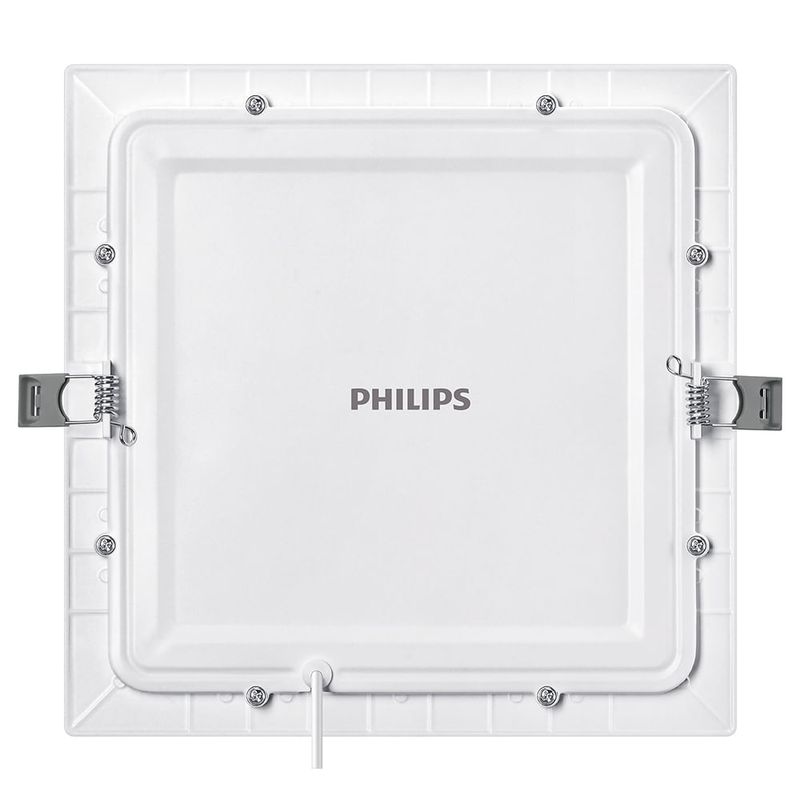 Plafon-embutir-Philips-quadrado-bivolt-Amarela---6W