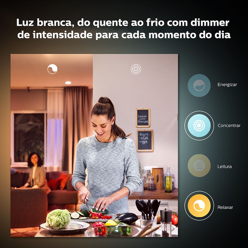 Philips Hue Kit Casa inteligente com 3 Lâmpadas E27 + Bridge - Loja Oficial  Philips Iluminação