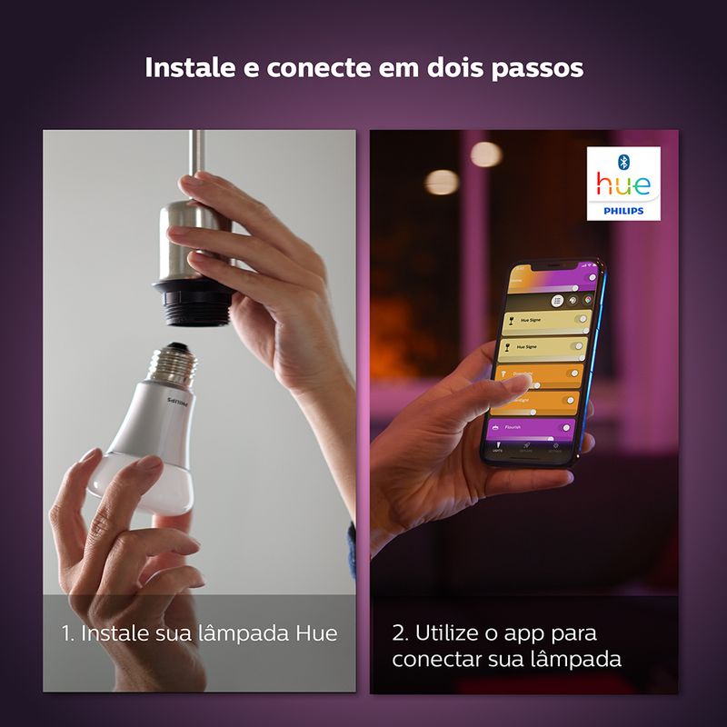 Philips Hue Lâmpada Led Base E27