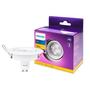 Philips Spot GU10 Led de embutir redondo 5W amarela BV GU10