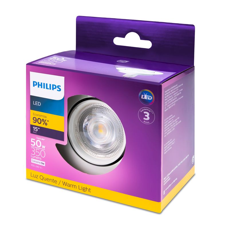 Philips-Spot-GU10-Led-de-embutir-redondo-5W-luz-amarela-bivolt-base-GU10