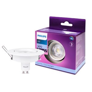 Philips Spot GU10 Led de embutir redondo 5W branca BV GU10