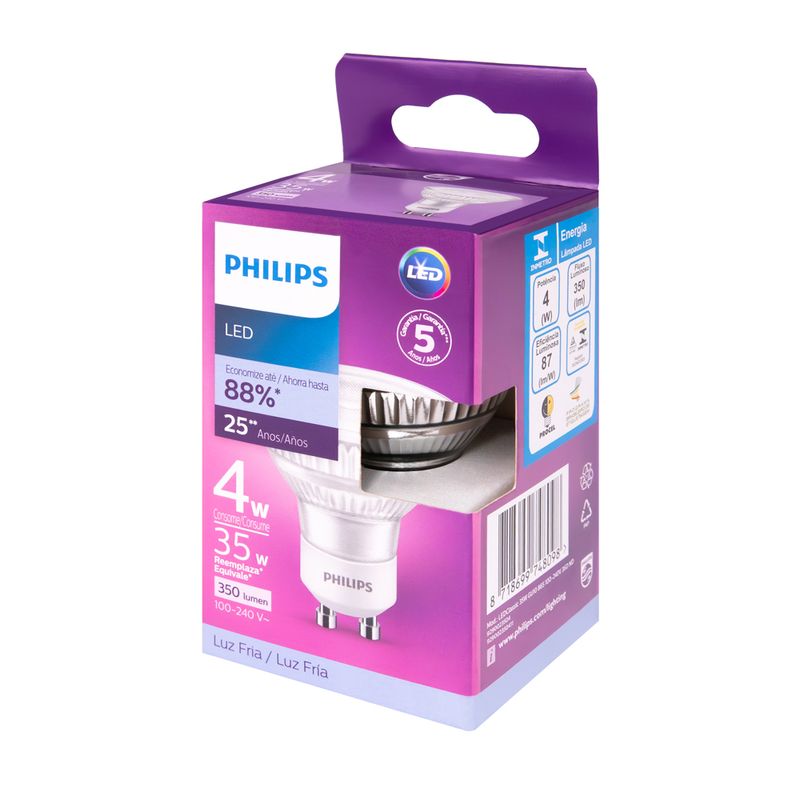 Lampada-Led-Philips-dicroica-4W-luz-branca-fria-bivolt-base-GU10