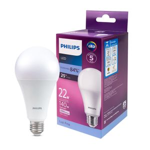 Lâmpada Led Philips alta potência 22W  BR fria 6500K BV E27