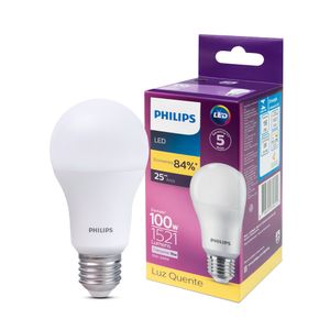 Lâmpada Led Philips 16W bivolt luz amarela 3000K base E27