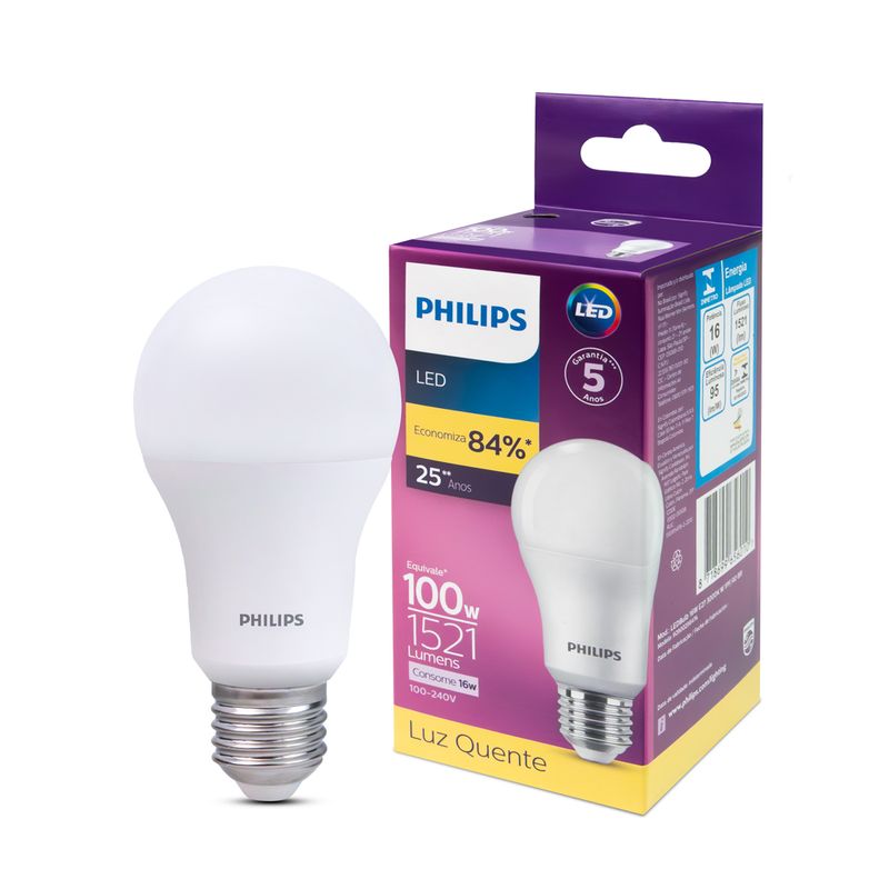 Lampada-Led-Philips-16W-bivolt-luz-amarela-3000K-base-E27