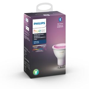 Philips Hue Lâmpada Inteligente 4.7W 110V WiFi e Bluetooth base GU10