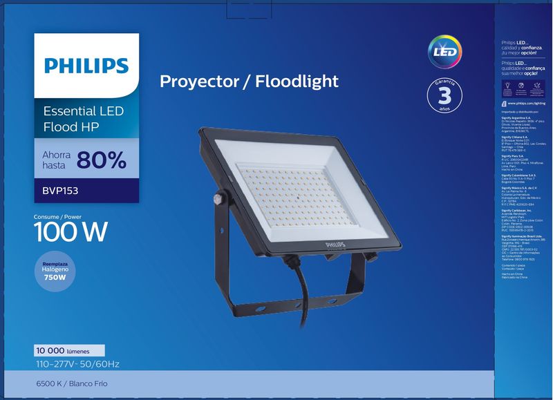 Projetor-Essential-LED-Flood-G3-10000-lumens-100W-6500K-120-277V-30.000-horas-IP65.-Garantia-de-3-anos.