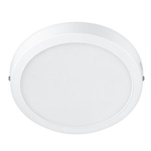 Plafon De Sobreposição LED Redondo Branco 12W 65K Luz Branca 16,1cm Bivolt 900 Lúmens PILA